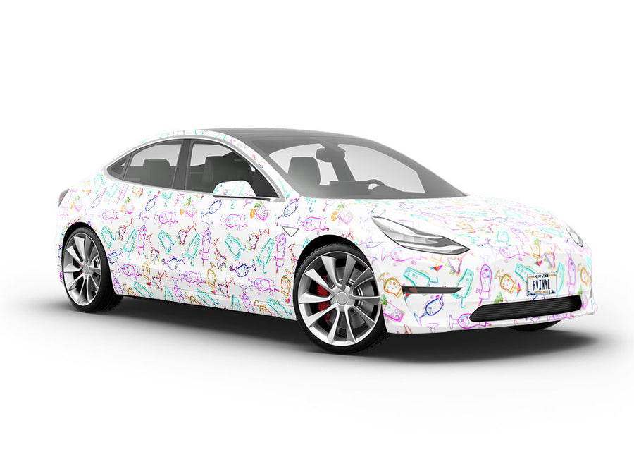 Tequila Blanco Alcohol Vehicle Vinyl Wrap