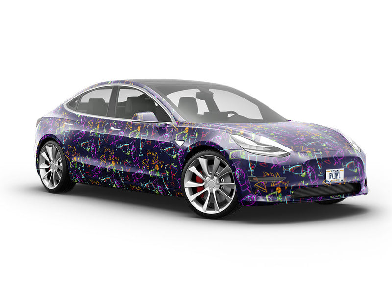 Tequila Negro Alcohol Vehicle Vinyl Wrap