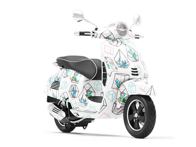 Terrarium Living Cacti Vespa Scooter Wrap Film