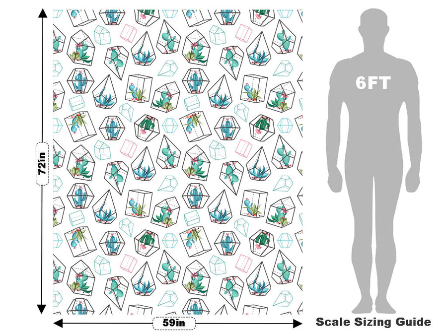 Terrarium Living Cacti Vehicle Wrap Scale~Rwraps Series 914 Terrarium Living Cacti Measurements~1