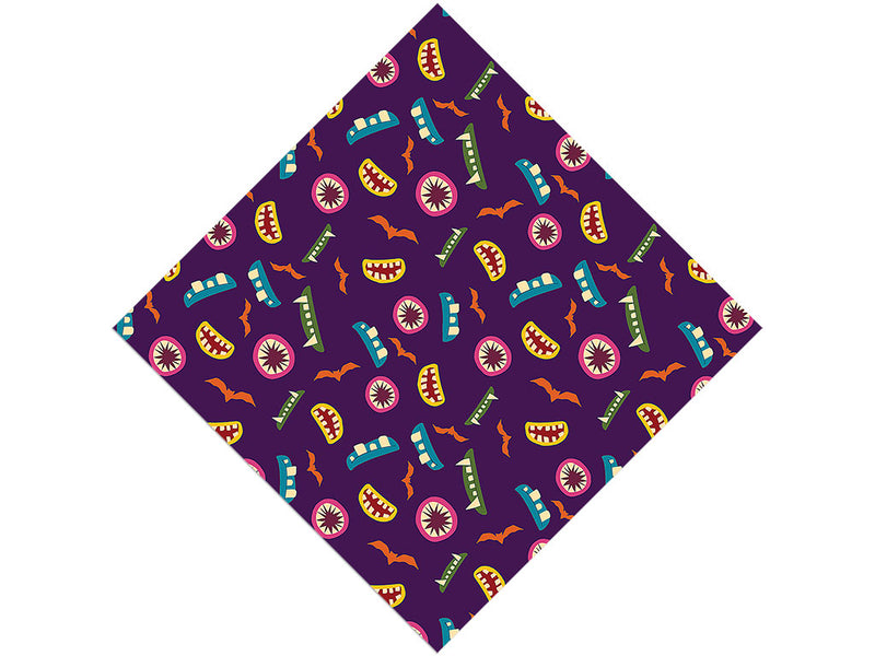 Terrible Teeth Halloween Vinyl Wrap Pattern