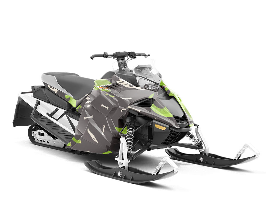 Terrible Tyrannosaurs Dinosaur Custom Wrapped Snowmobile