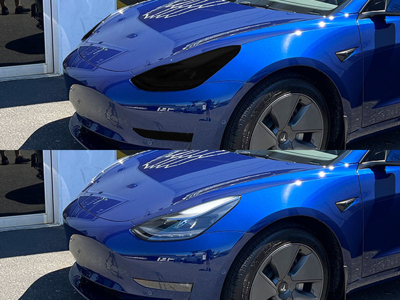 tesla model 3 2017-2023 Headlight Tint Appearance