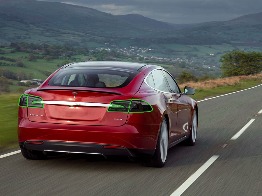 model s Tail Light Tint Installation Points