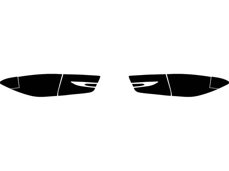 model s Precut Tail Light Tint Diagram