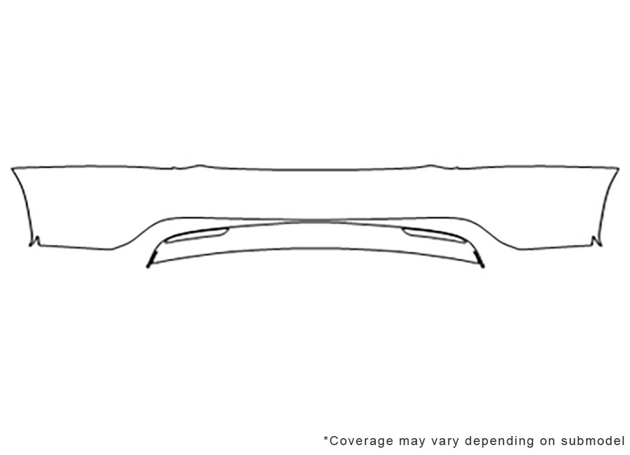 model s Avery Dennison Clear Bra Door Cup Precut PPF Diagram