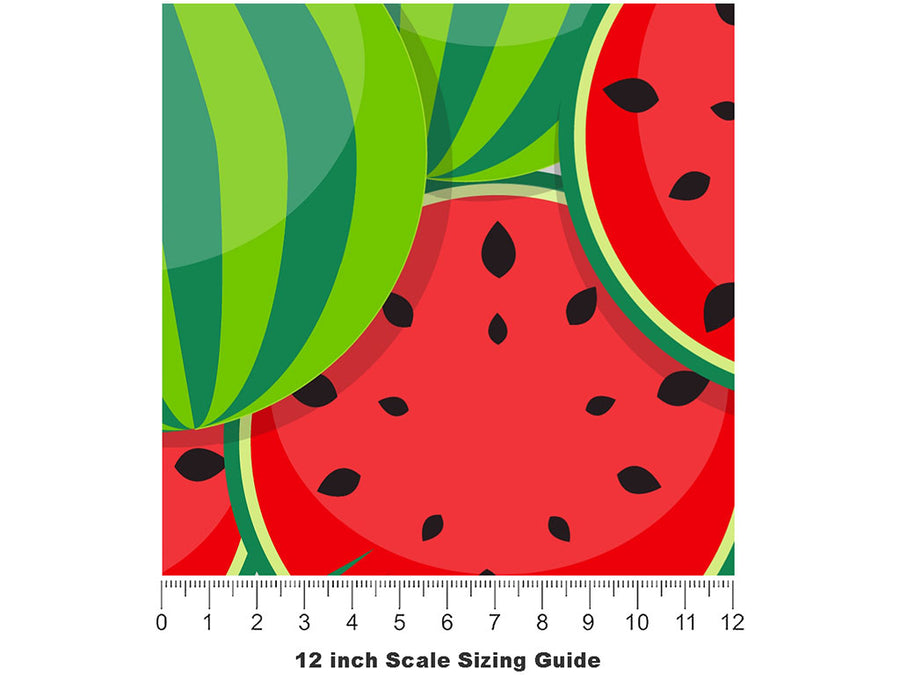 The Bradford Fruit Vinyl Film Pattern Size 12 inch Scale~Rwraps The Bradford Fruit Sizing Chart~2