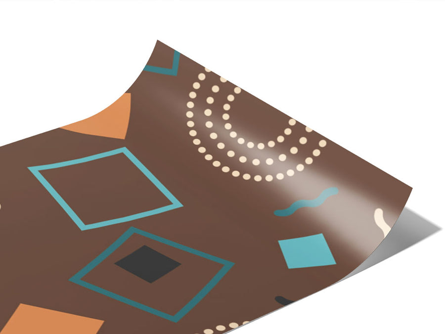 The Brunette Abstract Vinyl Wraps~Rwraps Series 914 Digitally Printed Vinyl Wrap~0