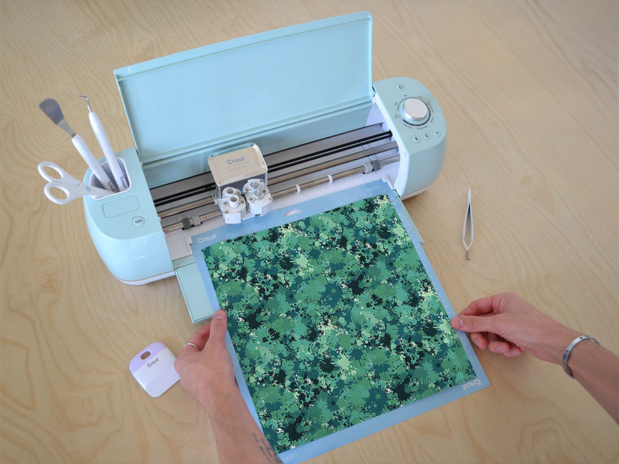 the brush paint splatter Cricut Compatible Vinyl