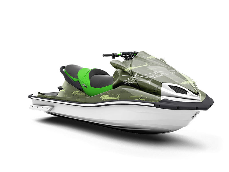 The Chopper Americana Jet Ski Vinyl Customized Wrap