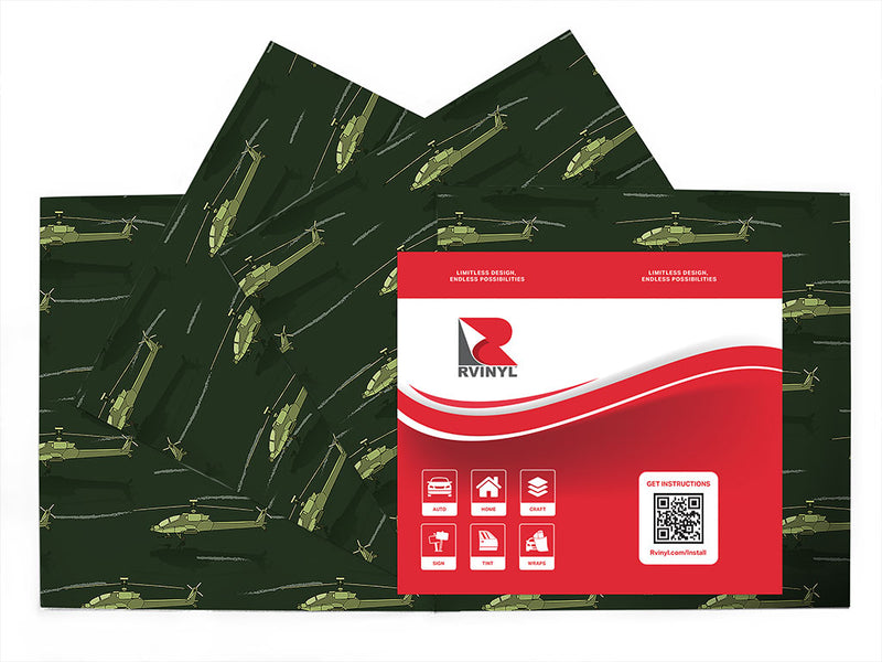 the copter Craft Vinyl Sheet Pack
