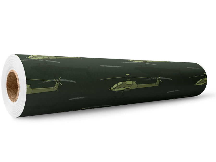 The Copter Americana Wrap Film Wholesale Roll~Rwraps Series 914 Digitally Printed Vinyl Roll~5