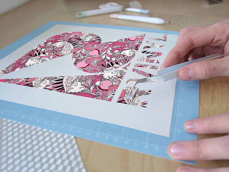 the feminine floral Easy Weed Craft Vinyl