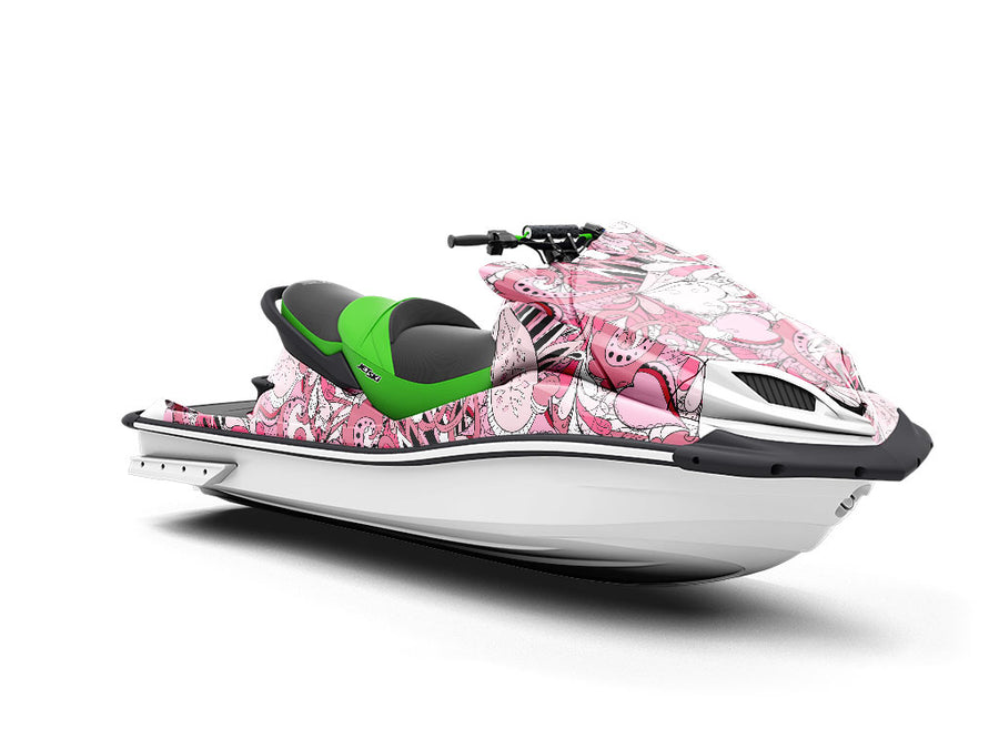 The Feminine Floral Jet Ski Vinyl Customized Wrap