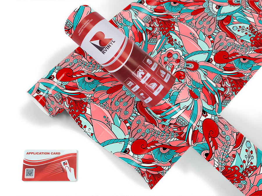 the fever floral Craft Vinyl Roll