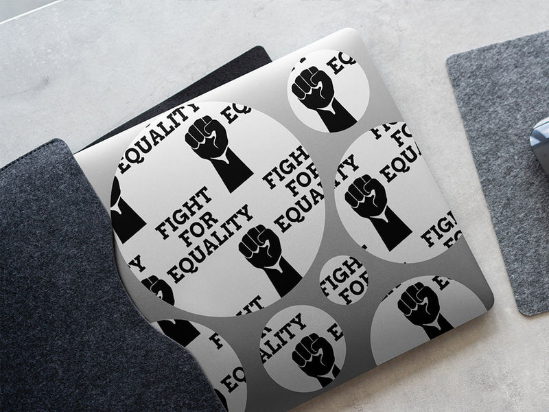 the fight DIY Laptop Stickers