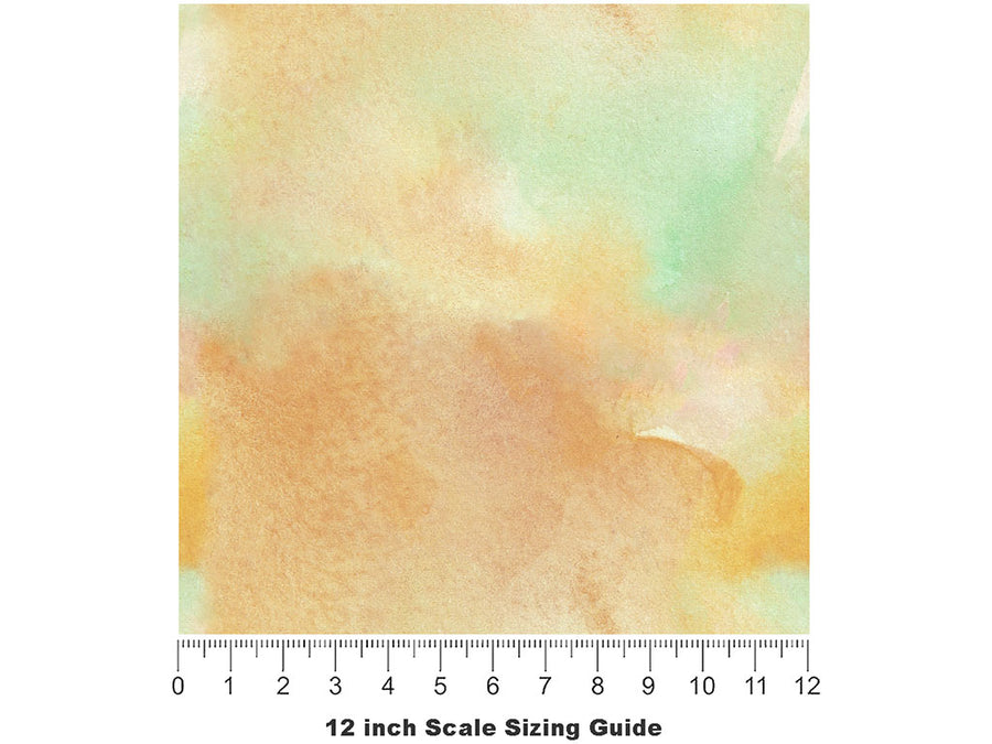 The Flow Watercolor Vinyl Film Pattern Size 12 inch Scale~Rwraps The Flow Watercolor Sizing Chart~2