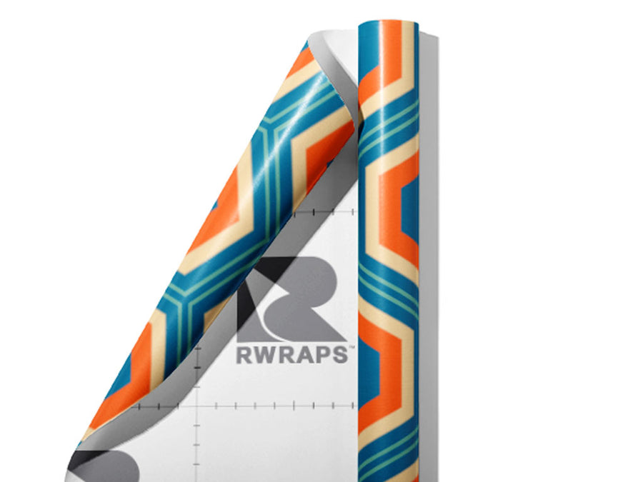 The Gang Retro Wrap Film Sheets~Rwraps Series 914 The Gang Retro Scrolled Sheet~3