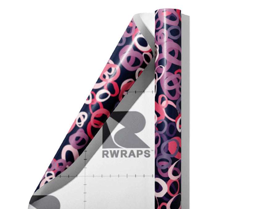The Gang Abstract Wrap Film Sheets~Rwraps Series 914 The Gang Abstract Scrolled Sheet~3