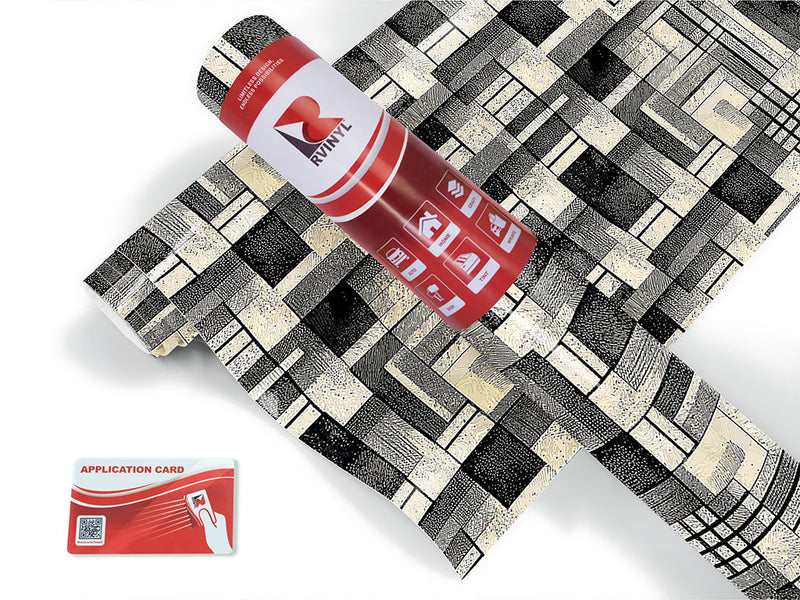 the horizontal art deco Craft Vinyl Roll