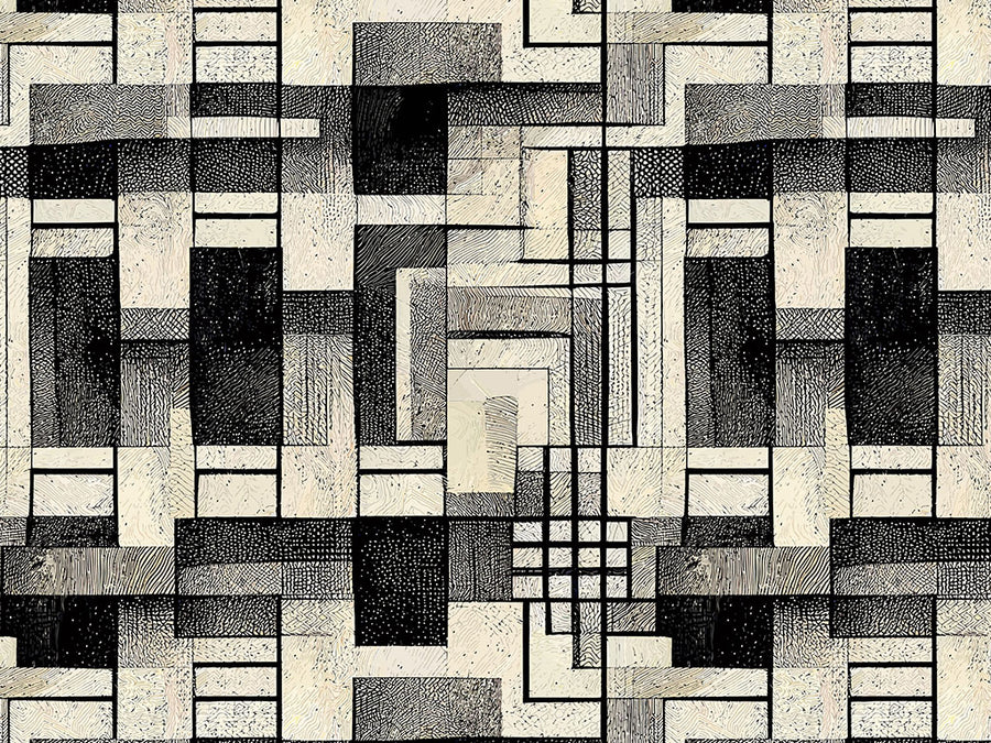 The Horizontal Art Deco Vinyl Wrap Pattern~Rwraps Series 914 Digitally Printed Vinyl Wrap~0