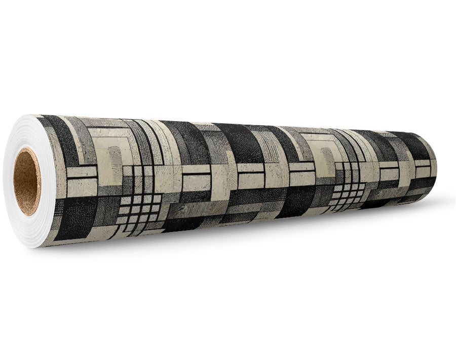 The Horizontal Art Deco Wrap Film Wholesale Roll~Rwraps Series 914 Digitally Printed Vinyl Roll~5