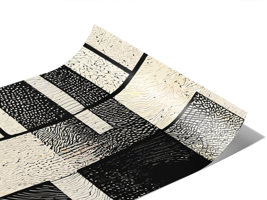 The Horizontal Art Deco Vinyl Wraps~Rwraps Series 914 Digitally Printed Vinyl Wrap~0