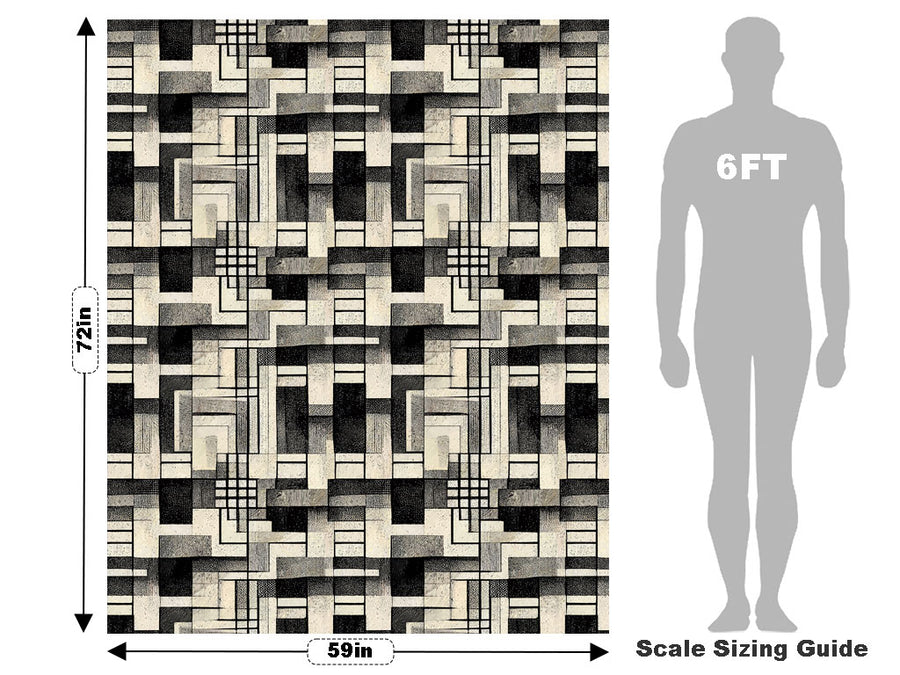 The Horizontal Art Deco Vehicle Wrap Scale~Rwraps Series 914 The Horizontal Art Deco Measurements~1
