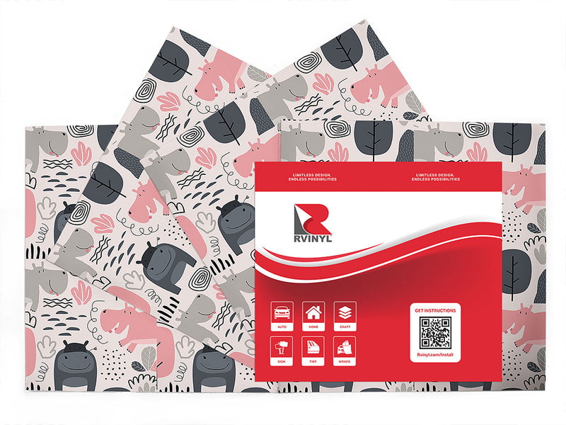 the hunt animal Craft Vinyl Sheet Pack