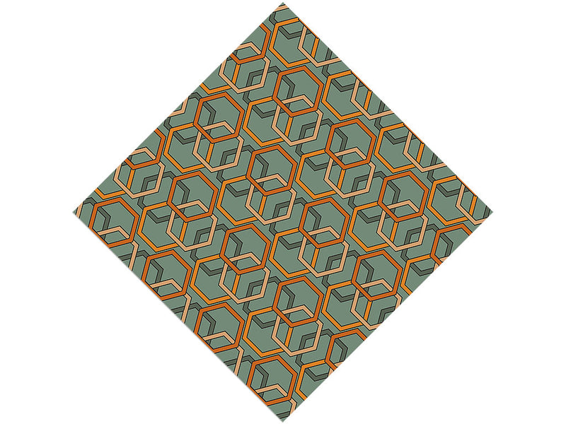 The Hustle Retro Vinyl Wrap Pattern