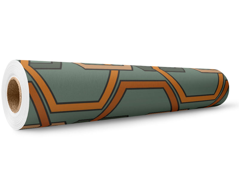 The Hustle Retro Wrap Film Wholesale Roll~Rwraps Series 914 Digitally Printed Vinyl Roll~5