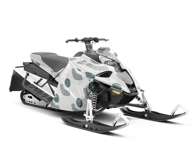 The Lonely Abstract Custom Wrapped Snowmobile