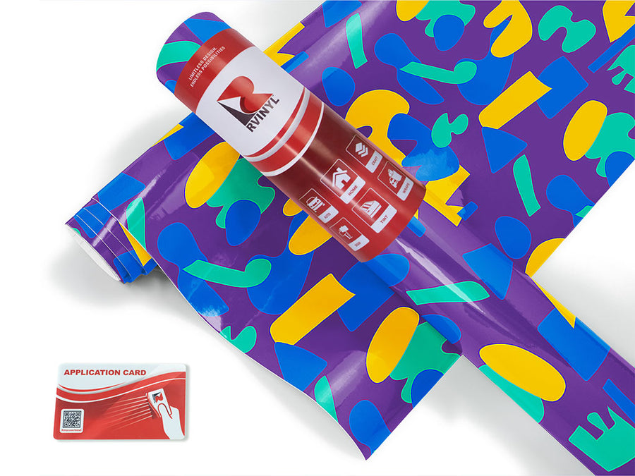 the murex abstract geometric Craft Vinyl Roll