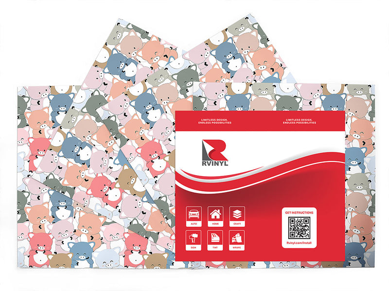 the pen animal Craft Vinyl Sheet Pack