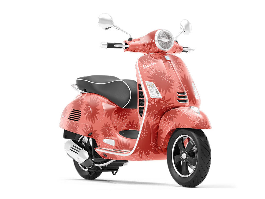 The Redhead Abstract Vespa Scooter Wrap Film