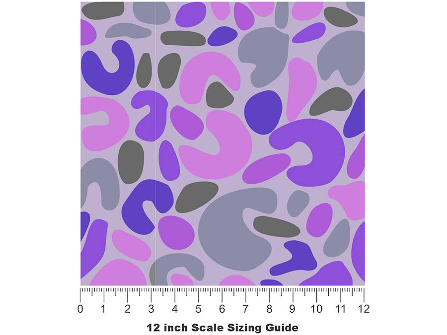 The Revolution Abstract Vinyl Film Pattern Size 12 inch Scale~Rwraps The Revolution Abstract Sizing Chart~2