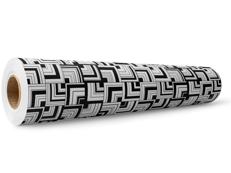 The Vertical Art Deco Wrap Film Wholesale Roll~Rwraps Series 914 Digitally Printed Vinyl Roll~5