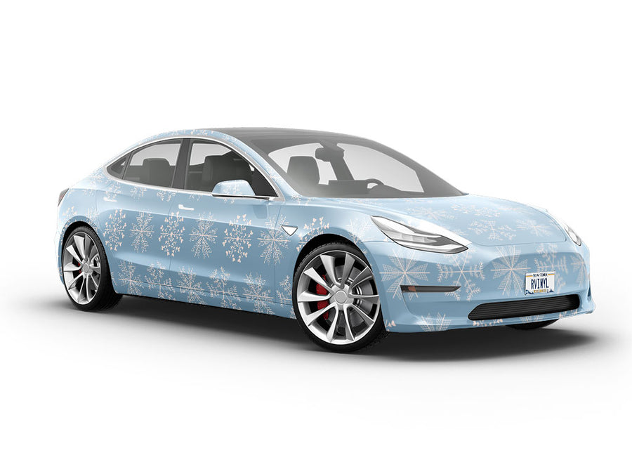 Thin Ice Snow Vehicle Vinyl Wrap