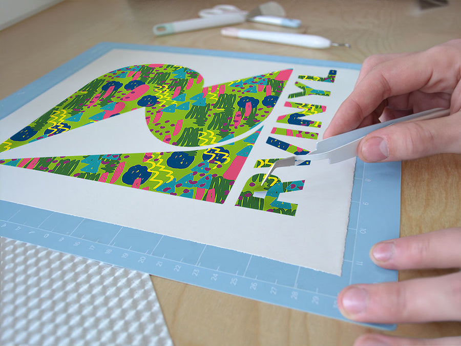 third day abstract geometric Easy Weed Craft Vinyl