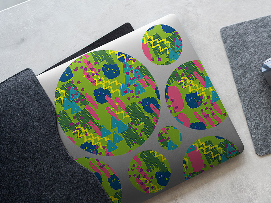 third day abstract geometric DIY Laptop Stickers