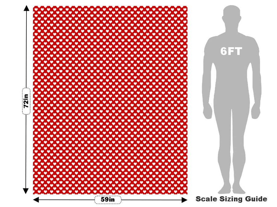 This Much Heart Vehicle Wrap Scale~Rwraps Series 914 This Much Heart Measurements~1