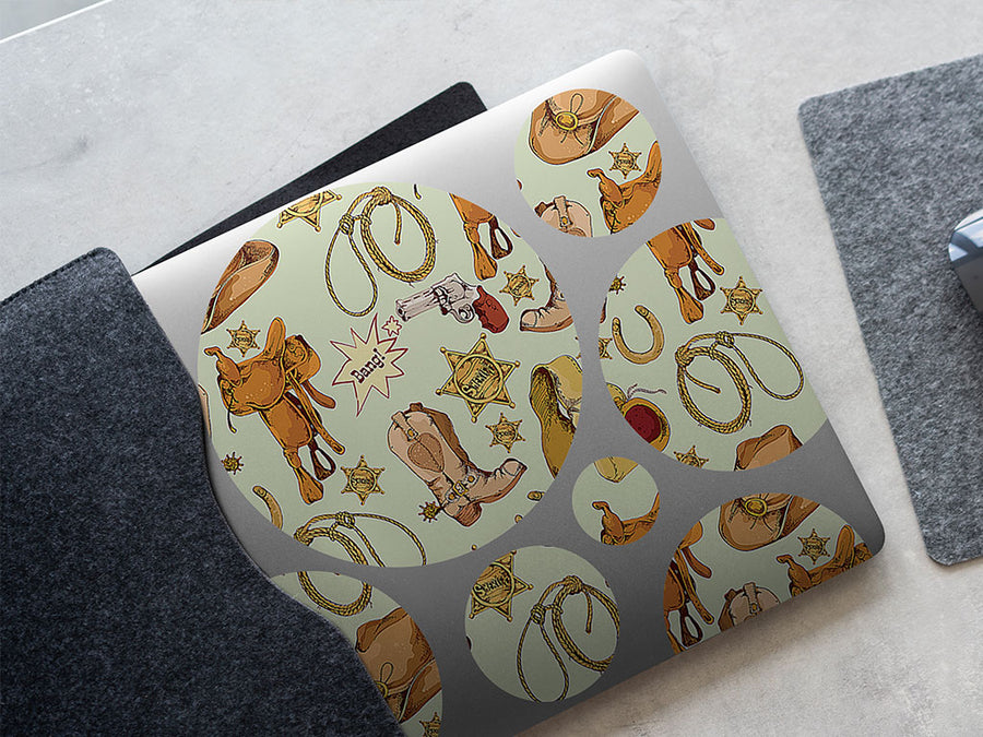 this town western DIY Laptop Stickers