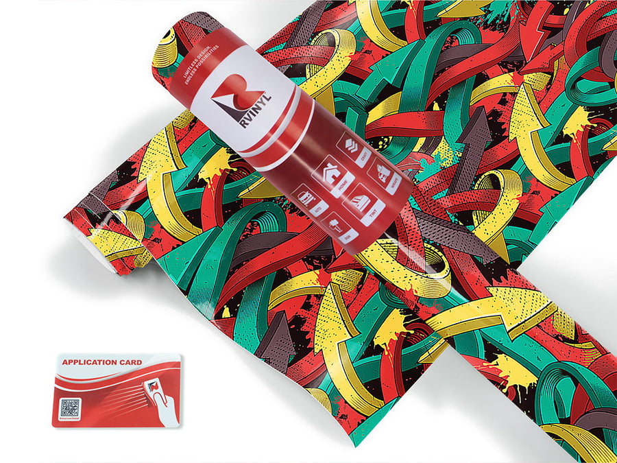 this way graffiti Craft Vinyl Roll