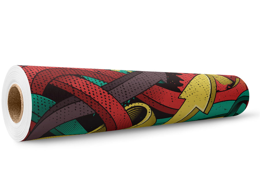 This Way Graffiti Wrap Film Wholesale Roll~Rwraps Series 914 Digitally Printed Vinyl Roll~5