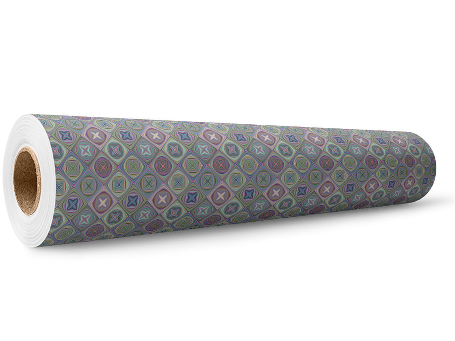 Thistle and Weed Mosaic Wrap Film Wholesale Roll~Rwraps Series 914 Digitally Printed Vinyl Roll~5