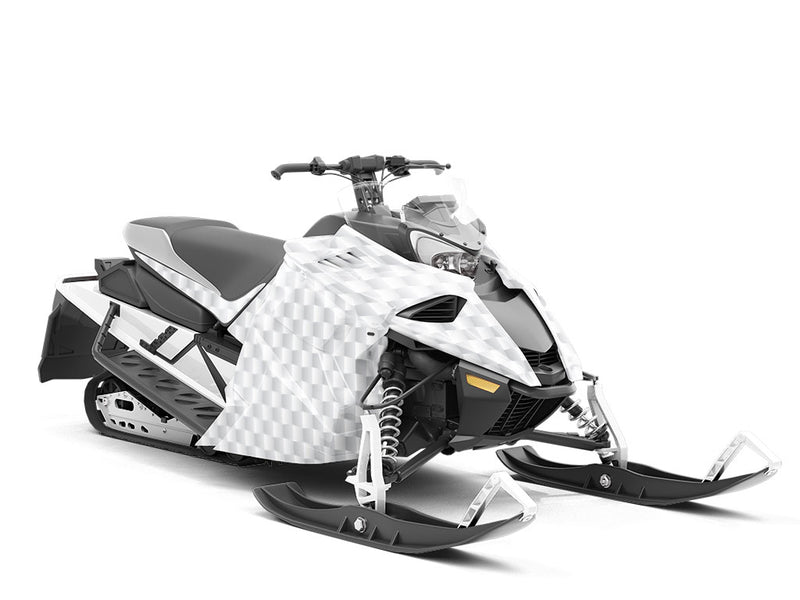 Three Dimensional Optical Illusion Custom Wrapped Snowmobile