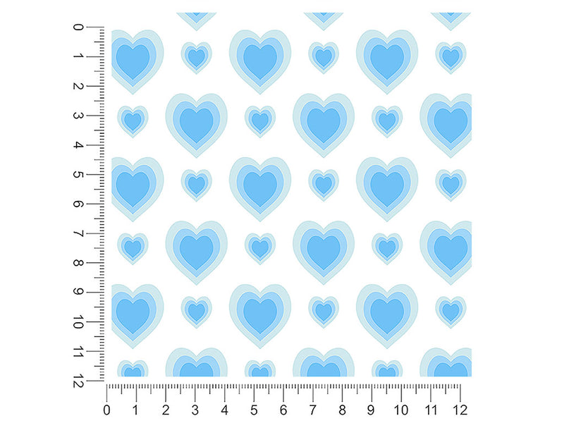 three sizes heart 1ft x 1ft Craft Sheets