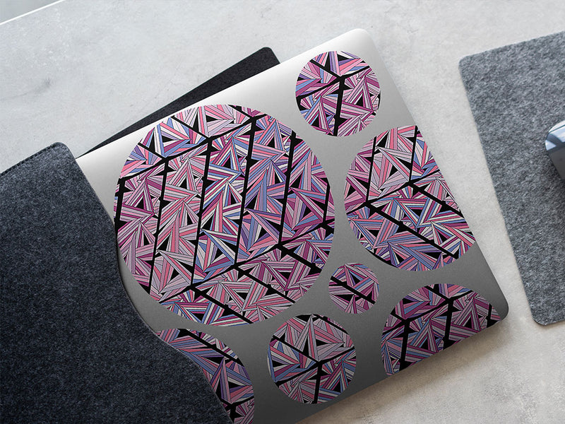 thulian rhomboids mosaic DIY Laptop Stickers