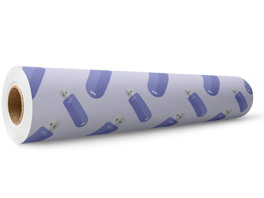 Thumb Drive Technology Wrap Film Wholesale Roll~Rwraps Series 914 Digitally Printed Vinyl Roll~5