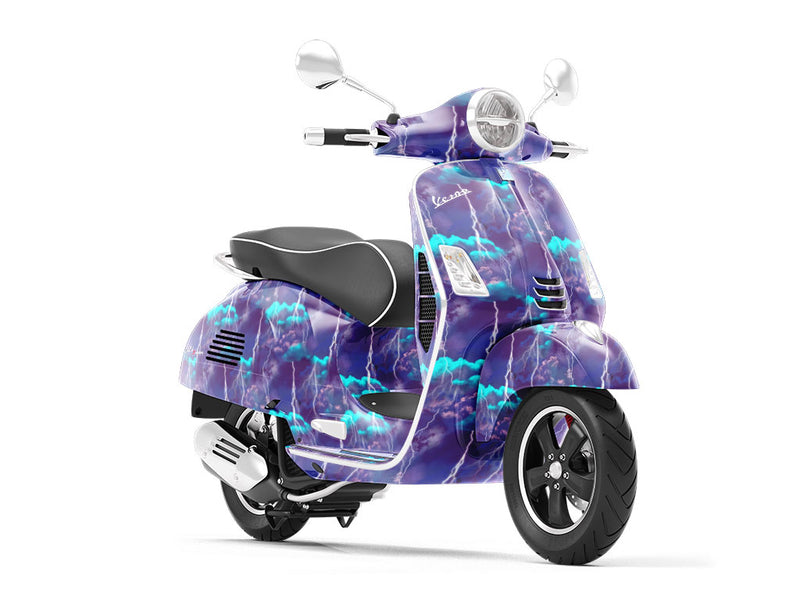 Thunderous Echoes Sky Vespa Scooter Wrap Film